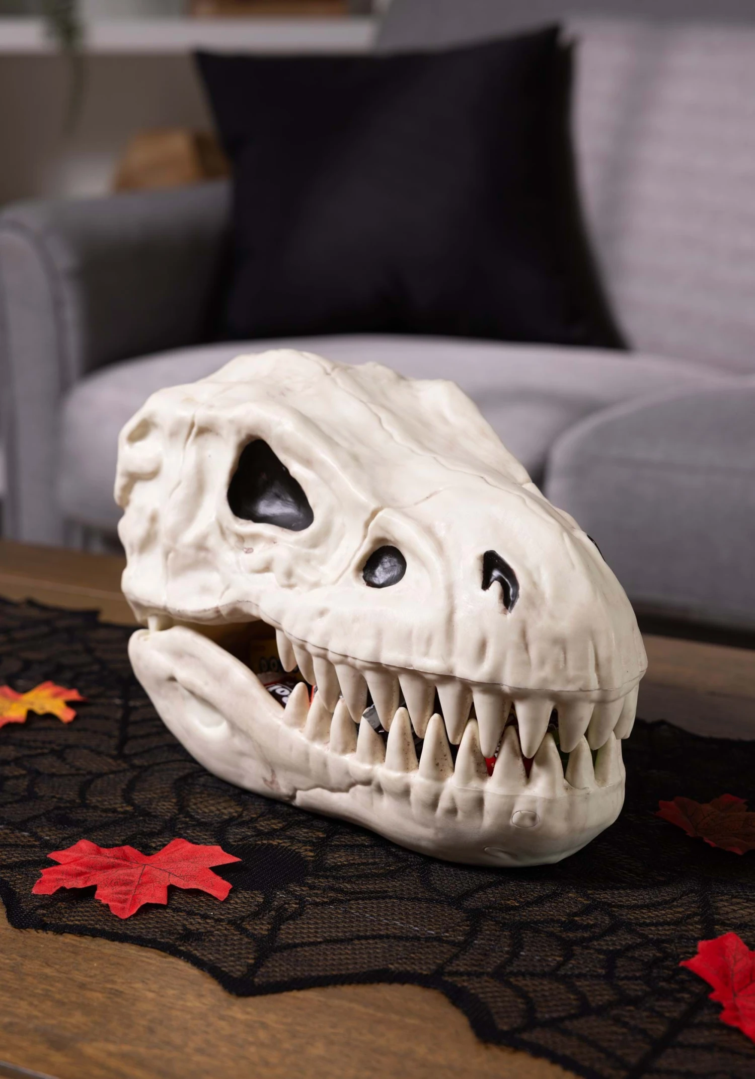 7.5 Inch T-Rex Skull Candy Bowl 4 7.5 Inch T-Rex Skull Candy Bowl - Image 2