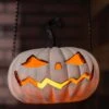 7 Inch LED White Resin Jack O Lantern Arrow Figure 1 7 Inch LED White Resin Jack O Lantern Arrow Figure -Halloween Costumes 7 inch white resin led jack o lantern arrow figure