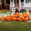 7FT Inflatable Pumpkin Patch With Cat Prop Decoration 1 7FT Inflatable Pumpkin Patch With Cat Prop Decoration -Halloween Costumes 7 inflatable pumpkin patch with cat decoration
