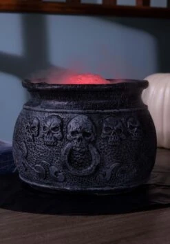 7 Inch Misting Cauldron Decoration 9 7 Inch Misting Cauldron Decoration -Halloween Costumes 7 misting cauldron alt 2