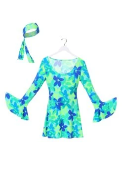 70s Wild Flower Dress Costume 7 70s Wild Flower Dress Costume -Halloween Costumes 70s wild flower dress costume 2