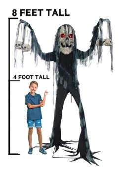 7FT Animated Catacomb Creature Halloween Decoration -Halloween Costumes 7ft catacomb creature animated prop alt 2