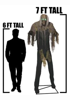 7FT Cellar Dweller Animated Halloween Decoration -Halloween Costumes 7ft cellar dweller animated prop alt 1