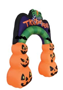 7FT Large Pumpkin Arch Inflatable Prop Decoration -Halloween Costumes 7ft tall large pumpkin arch inflatable decoration alt 2