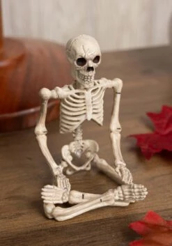 8-Inch Bendable Skeleton Prop Decoration -Halloween Costumes 8 bendable skeleton alt 2