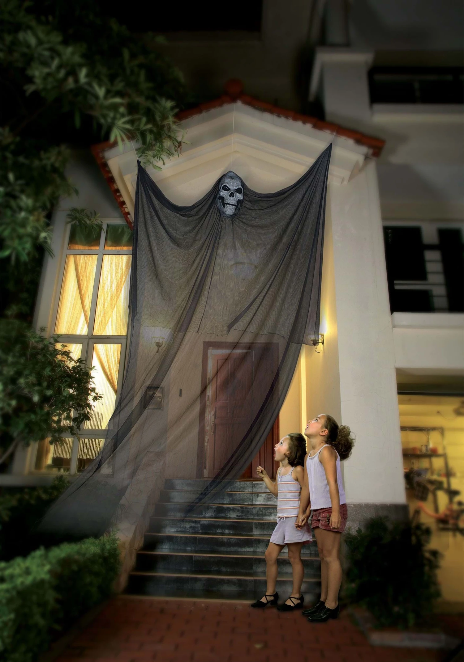 84-Inch Floating Ghost Halloween Decoration 4 84-Inch Floating Ghost Halloween Decoration - Image 2