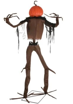 8ft Giant Animated Scarecrow Pumpkin 19 8ft Giant Animated Scarecrow Pumpkin -Halloween Costumes 8ft animated giant pumpkin scarecrow alt 6