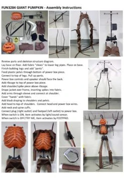 8ft Giant Animated Scarecrow Pumpkin 20 8ft Giant Animated Scarecrow Pumpkin -Halloween Costumes 8ft animated giant pumpkin scarecrow alt 7