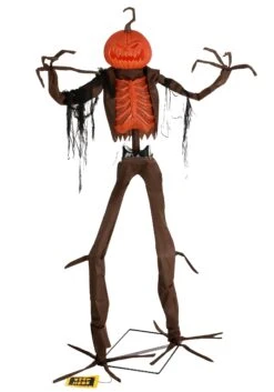 8ft Giant Animated Scarecrow Pumpkin 21 8ft Giant Animated Scarecrow Pumpkin -Halloween Costumes 8ft animated giant pumpkin scarecrow alt 8