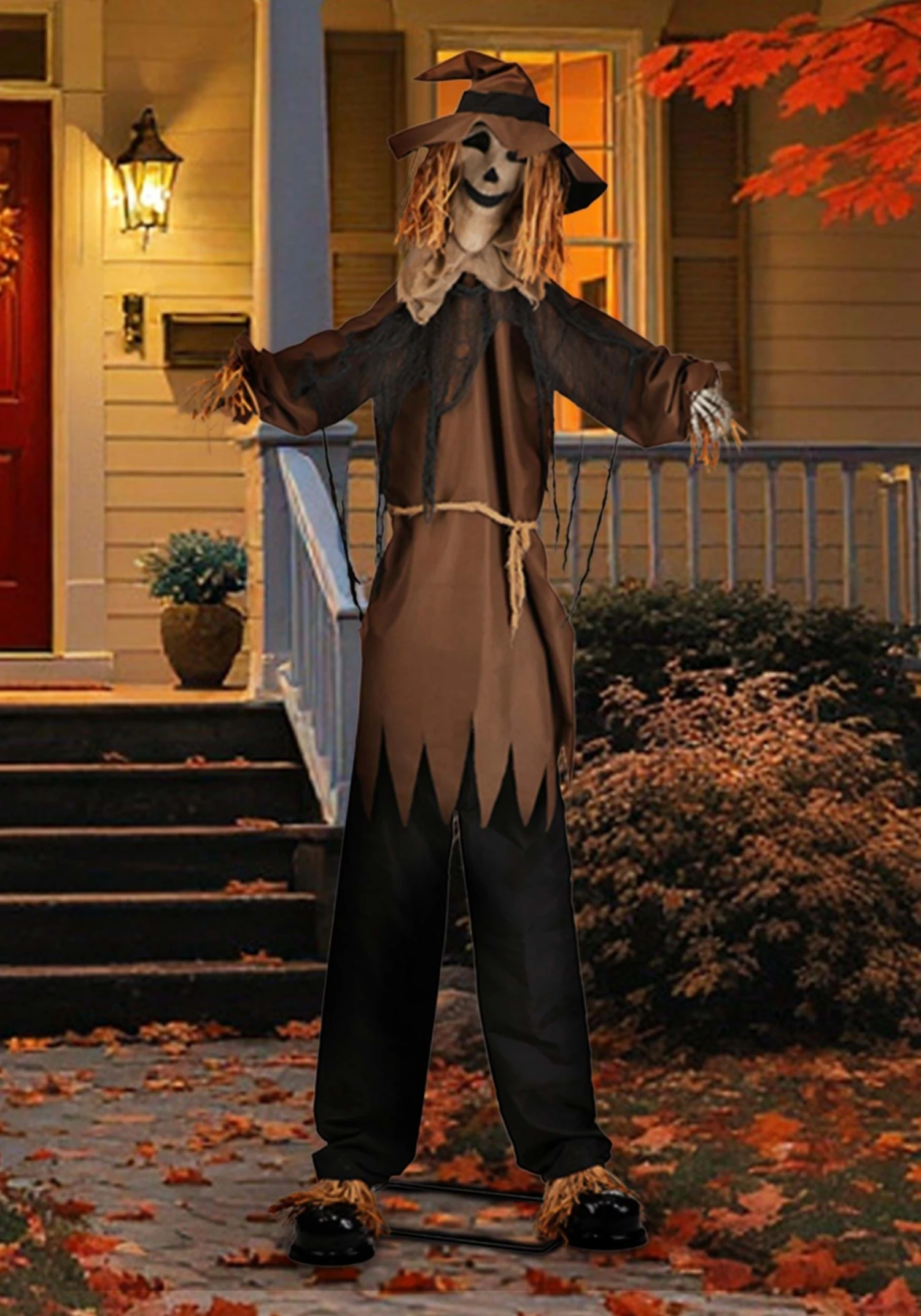 8FT Hellgore The Haunted Scarecrow Animated Decoration - Scream Saver 3 8FT Hellgore The Haunted Scarecrow Animated Decoration - Scream Saver