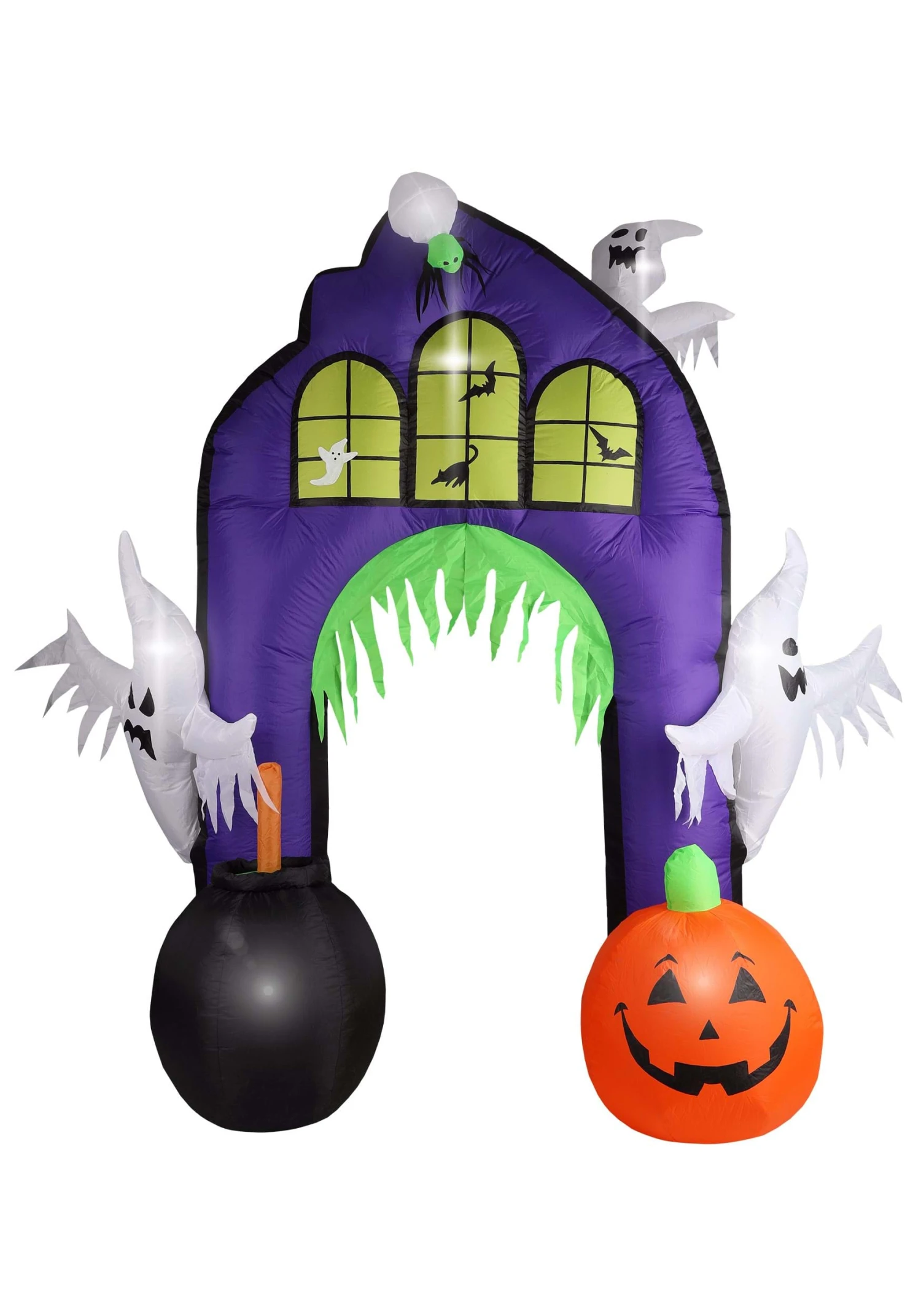 Ghostly Castle Arch Inflatable 9 Foot Decoration 4 Ghostly Castle Arch Inflatable 9 Foot Decoration - Image 2