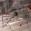 Fun World 90-Inch Fuzzy Spider Decoration -Halloween Costumes 90 fuzzy spider upd