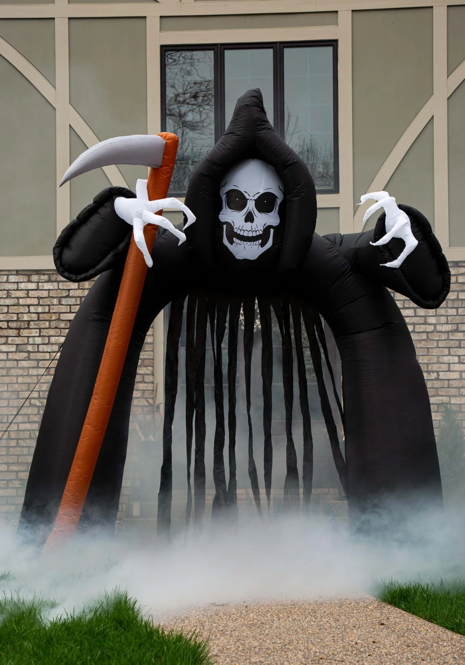 9.6FT Inflatable Reaper Death Archway Halloween Decoration 3 9.6FT Inflatable Reaper Death Archway Halloween Decoration