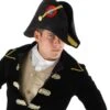 Admiral Black Bicorn Hat -Halloween Costumes admiral bicorn hat