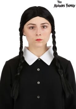 Women's 1960s Wednesday Addams Costume Wig