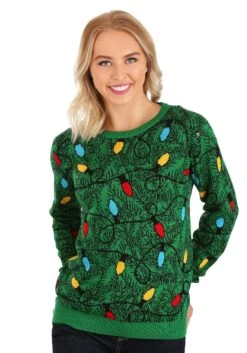 Adult 3D Squirrel In The Christmas Tree Ugly Sweater -Halloween Costumes adult 3d squirrel in the christmas tree ugly sweat alt 5