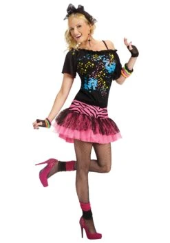 Fun World 80s Pop Party Costume For Women