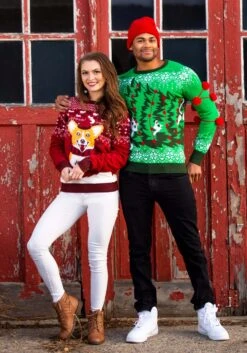 A Very Corgi Christmas Ugly Christmas Sweater For Adults -Halloween Costumes adult a very corgi christmas ugly christmas sweater 3
