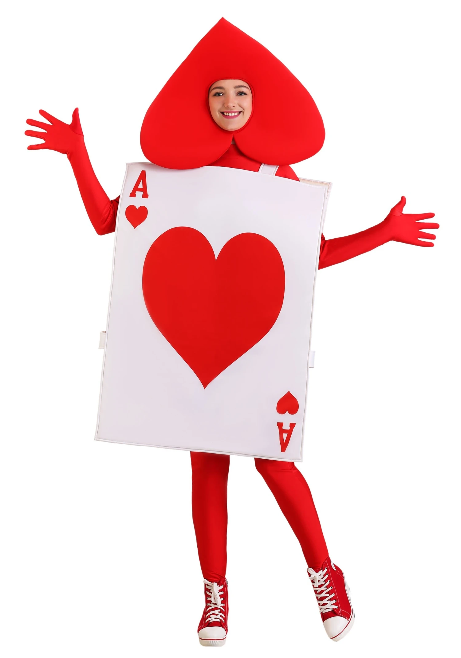 Adult Ace Of Hearts Costume 3 Adult Ace Of Hearts Costume