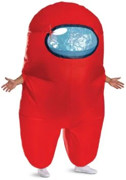 Disguise Adult Inflatable Among Us Red Impostor Costume -Halloween Costumes adult among us red impostor inflatable costume alt 1