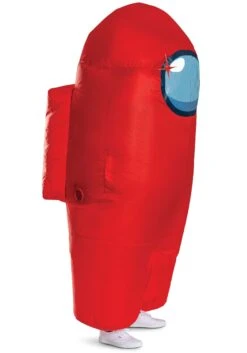 Disguise Adult Inflatable Among Us Red Impostor Costume -Halloween Costumes adult among us red impostor inflatable costume alt 4