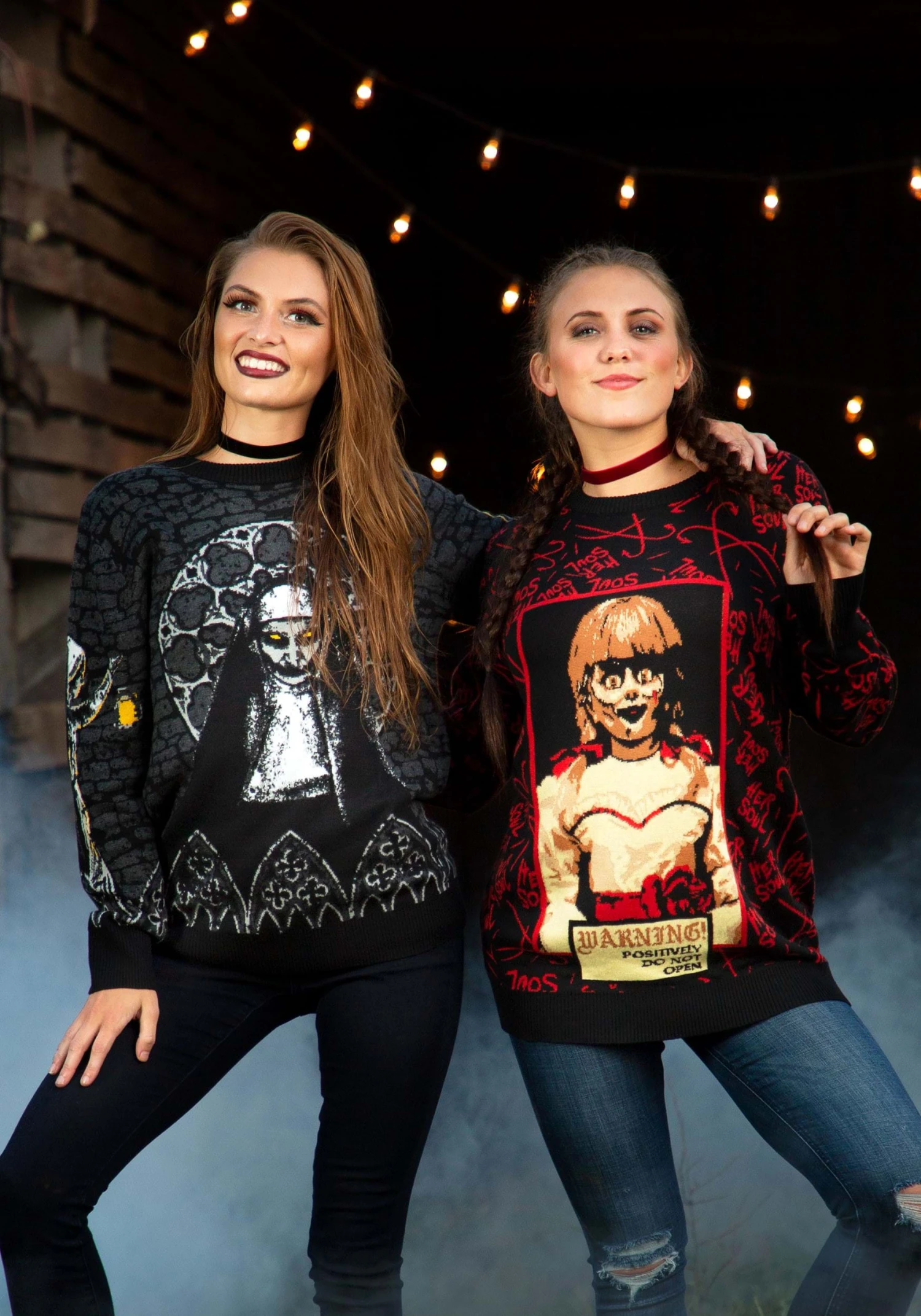 Annabelle Halloween Sweater For Adults 5 Annabelle Halloween Sweater For Adults - Image 3