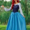 Disney's The Little Mermaid Ariel Blue Costume Dress For Women 2 Disney's The Little Mermaid Ariel Blue Costume Dress For Women -Halloween Costumes adult ariel blue dress costume 2