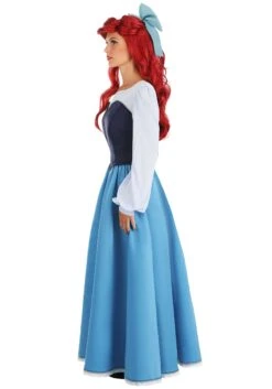 Disney's The Little Mermaid Ariel Blue Costume Dress For Women 16 Disney's The Little Mermaid Ariel Blue Costume Dress For Women -Halloween Costumes adult ariel blue dress costume alt 5