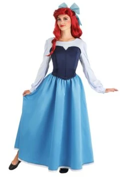 Disney's The Little Mermaid Ariel Blue Costume Dress For Women 17 Disney's The Little Mermaid Ariel Blue Costume Dress For Women -Halloween Costumes adult ariel blue dress costume alt 6