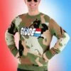 Army GI Joe Camo Sweater For Adults -Halloween Costumes adult army gi joe camo sweater