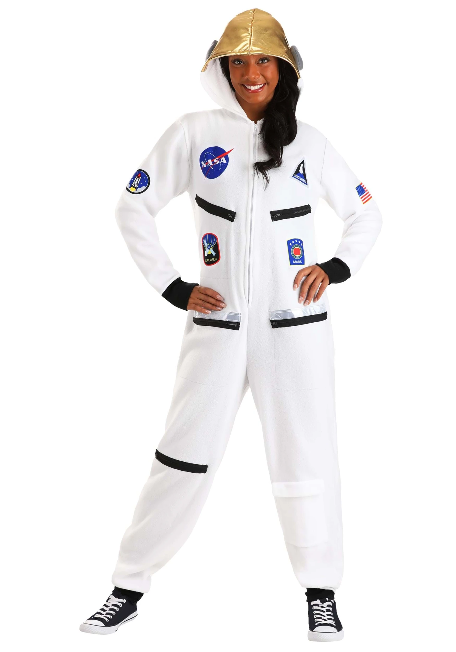 Astronaut Cozy Jumpsuit Costume For Adults 3 Astronaut Cozy Jumpsuit Costume For Adults