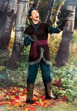 Authentic Disney Frozen Men's Kristoff Costume -Halloween Costumes adult authentic disney frozen kristoff costume alt 4