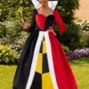 Women's Authentic Disney Alice In Wonderland Queen Of Hearts Costume 1 Women's Authentic Disney Alice In Wonderland Queen Of Hearts Costume -Halloween Costumes adult authentic disney queen of hearts costume