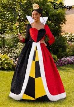Women's Authentic Disney Alice In Wonderland Queen Of Hearts Costume
