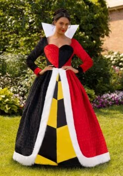 Women's Authentic Disney Alice In Wonderland Queen Of Hearts Costume 16 Women's Authentic Disney Alice In Wonderland Queen Of Hearts Costume -Halloween Costumes adult authentic disney queen of hearts costume alt 1