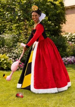 Women's Authentic Disney Alice In Wonderland Queen Of Hearts Costume 19 Women's Authentic Disney Alice In Wonderland Queen Of Hearts Costume -Halloween Costumes adult authentic disney queen of hearts costume alt 4
