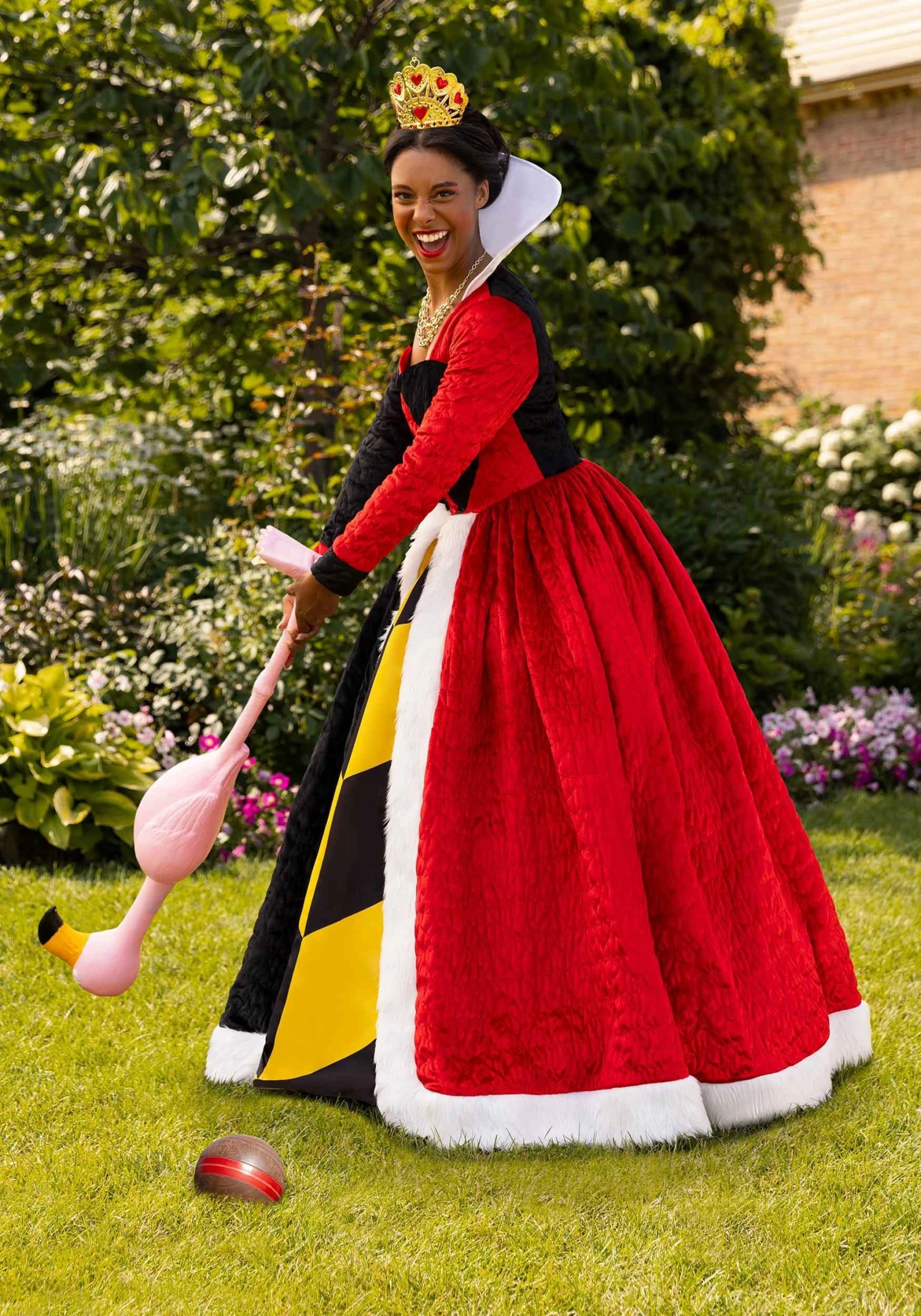 Women's Authentic Disney Alice In Wonderland Queen Of Hearts Costume 7 Women's Authentic Disney Alice In Wonderland Queen Of Hearts Costume - Image 5