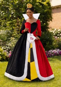 Women's Authentic Disney Alice In Wonderland Queen Of Hearts Costume 21 Women's Authentic Disney Alice In Wonderland Queen Of Hearts Costume -Halloween Costumes adult authentic disney queen of hearts costume alt 6