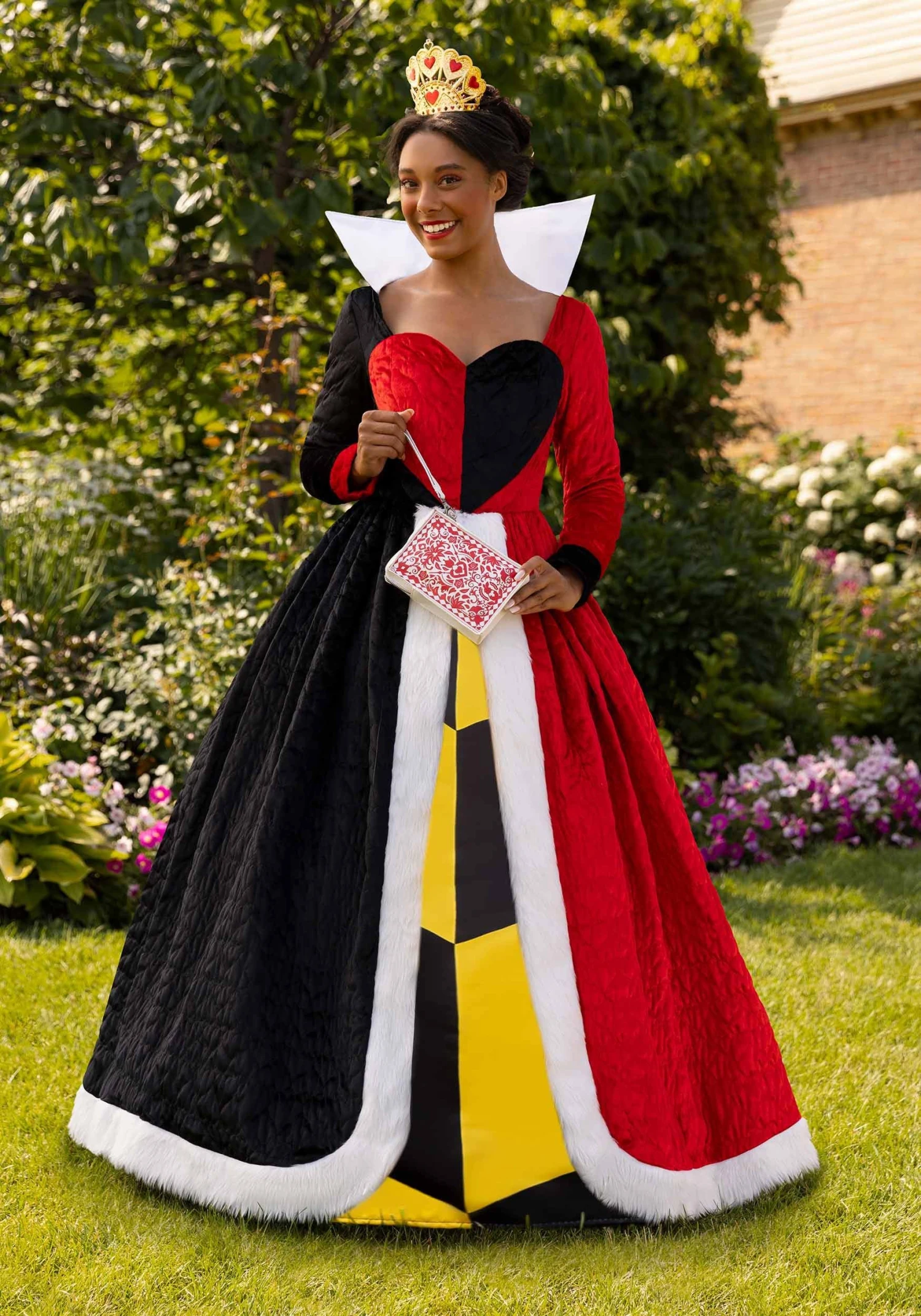 Women's Authentic Disney Alice In Wonderland Queen Of Hearts Costume 10 Women's Authentic Disney Alice In Wonderland Queen Of Hearts Costume - Image 8