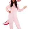 Axolotl Costume Onesie For Adults 2 Axolotl Costume Onesie For Adults -Halloween Costumes adult axolotl costume