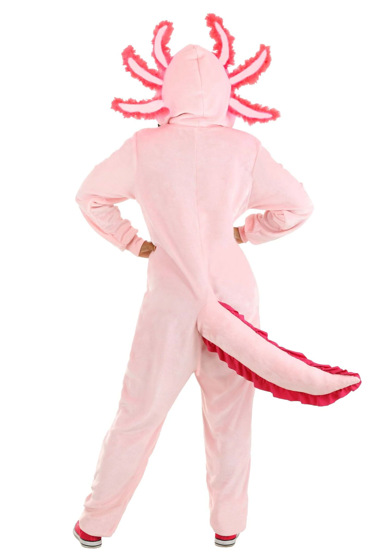 Axolotl Costume Onesie For Adults 4 Axolotl Costume Onesie For Adults - Image 2