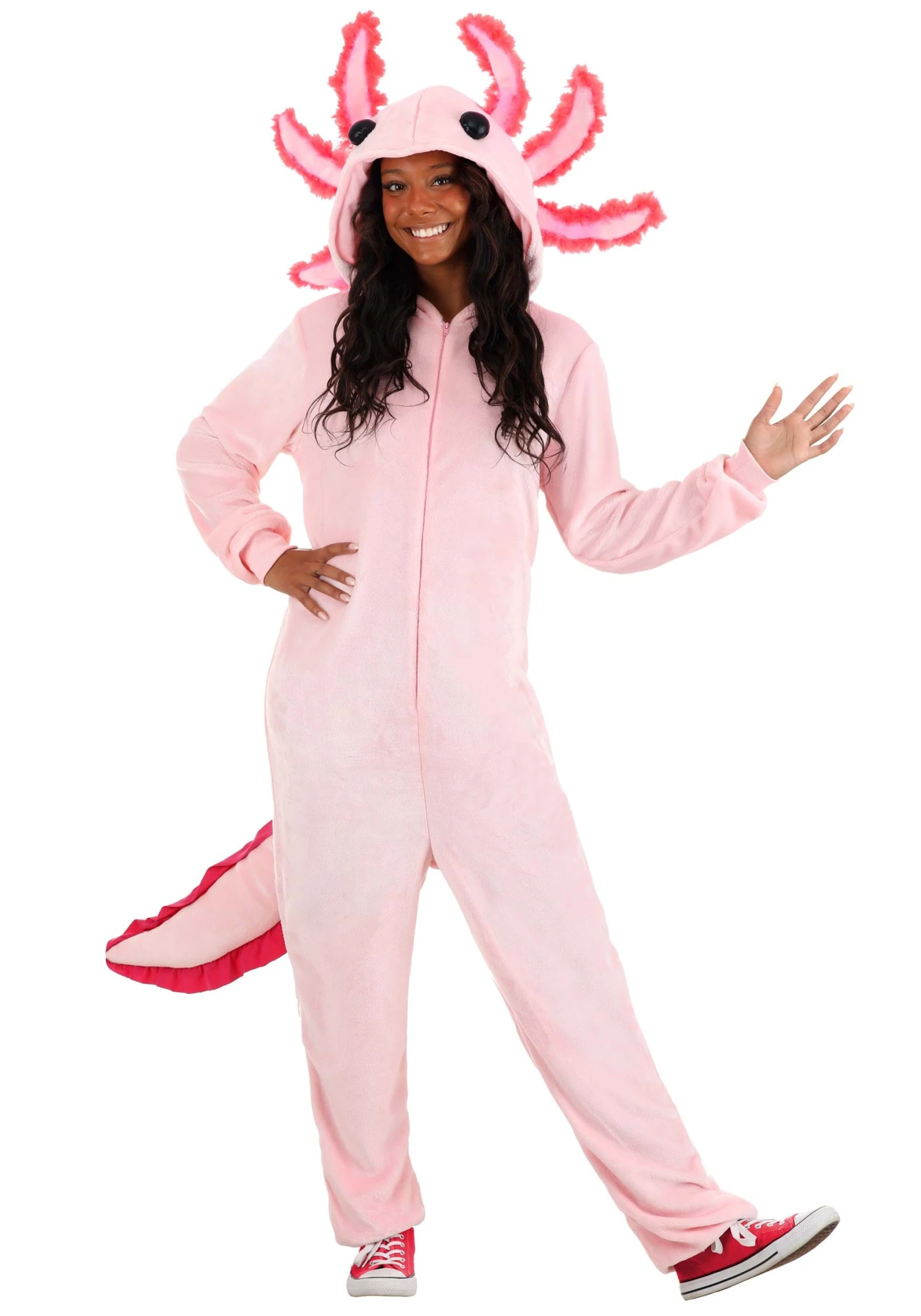 Axolotl Costume Onesie For Adults 3 Axolotl Costume Onesie For Adults