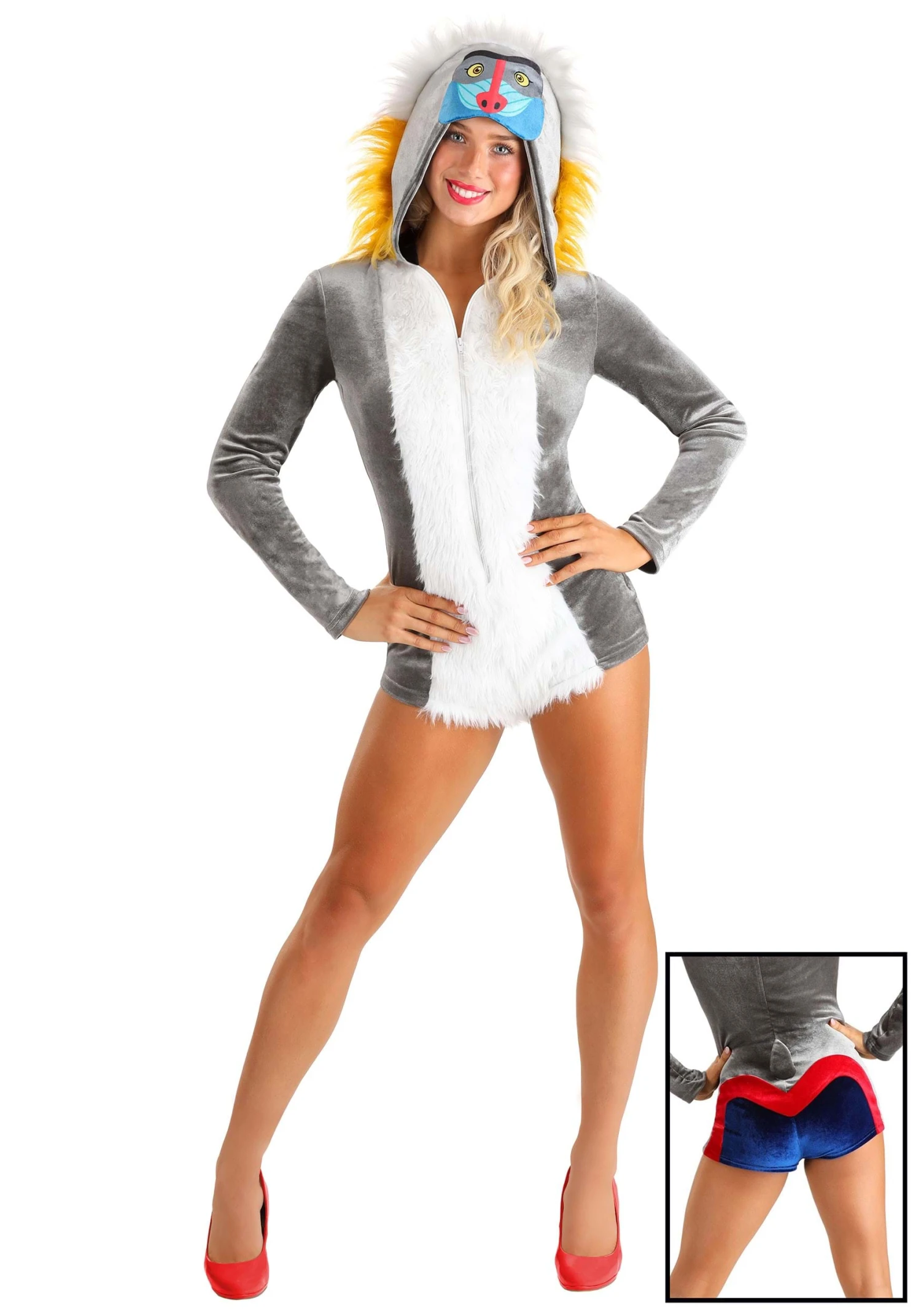 Baboon Costume Romper For Women 3 Baboon Costume Romper For Women