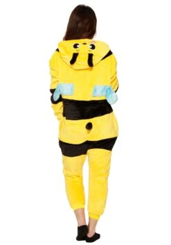 Bee Onesie For Adults 5 Bee Onesie For Adults -Halloween Costumes adult bee onesie alt 1