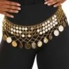 Belly Dancer Costume Coin Belt For Adults 1 Belly Dancer Costume Coin Belt For Adults -Halloween Costumes adult belly dancer costume coin belt