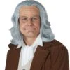 Men's Benjamin Franklin Wig -Halloween Costumes adult benjamin franklin wig