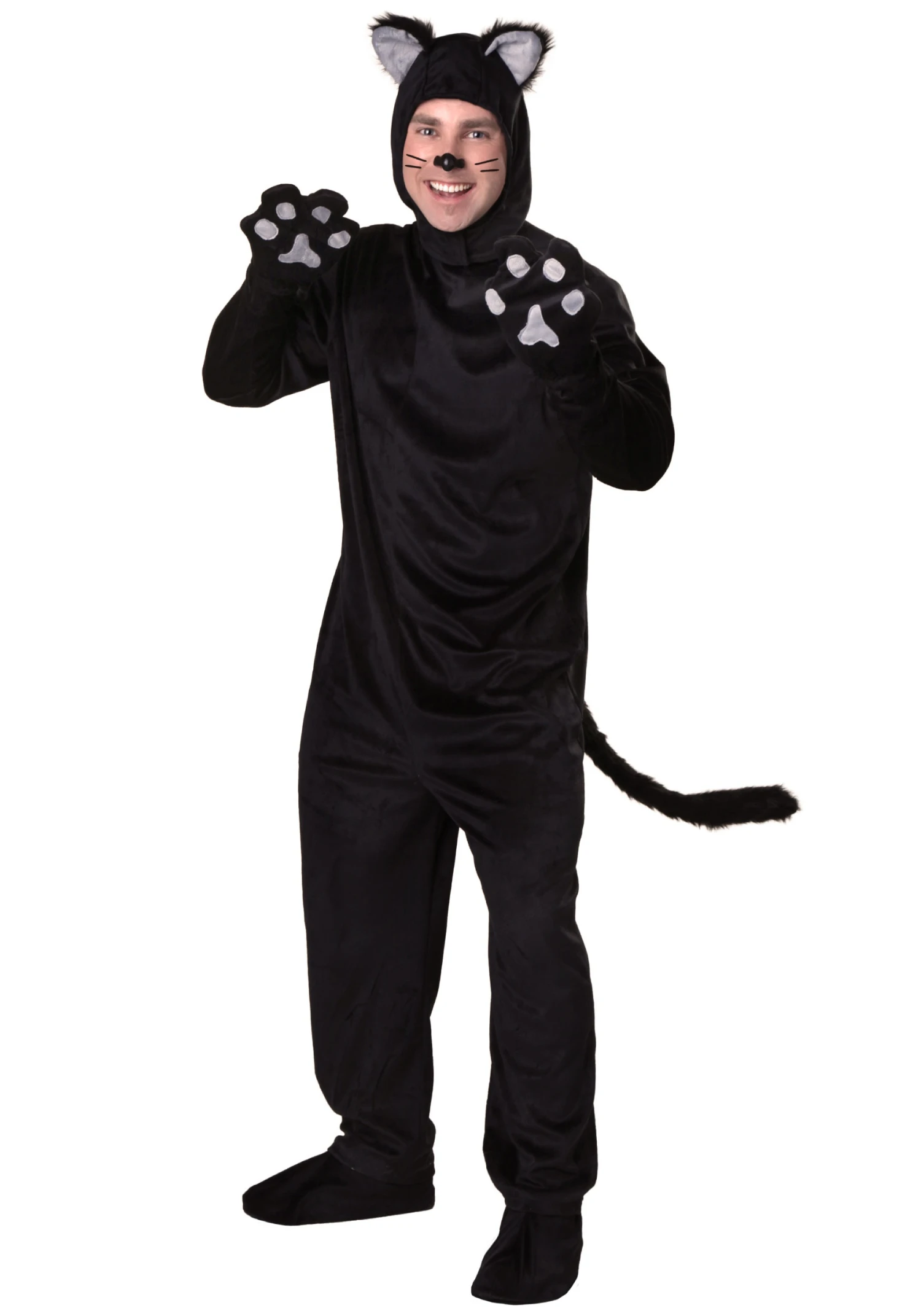 Adult Black Cat Costume 3 Adult Black Cat Costume