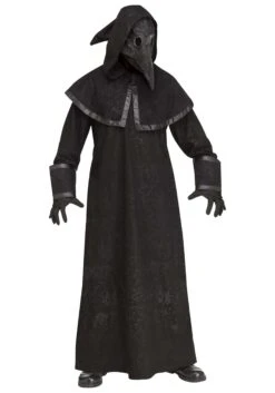 Fun World Black Plague Doctor Costume For Adults