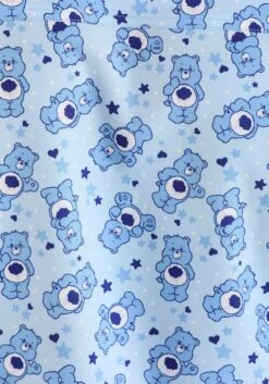 Care Bears Blue Business Adult Shirt -Halloween Costumes adult blue business care bears shirt alt 4