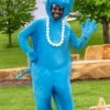 Hasbro Blue Hungry Hungry Hippos Costume For Adults -Halloween Costumes adult blue hungry hungry hippos costume